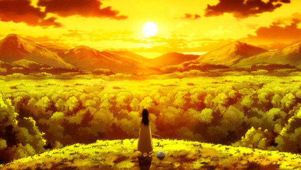 Rimuru Tempest and Shizue Izawa watching the forest