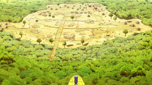 Rimuru watches on future monsters city