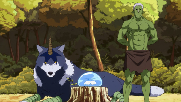 Rimuru and Ranga with goblin